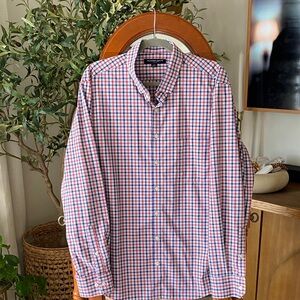 Mizzen+Main Red and Blue Plaid Men's Shirt